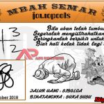 Syair SD Mbah Semar 30 Oktober 2018 