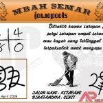 Syair SD Mbah Semar 24 April 2019