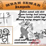 Syair HK Mbah Semar 19 November 2019