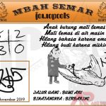 Syair HK Mbah Semar 28 November 2019