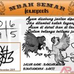 Syair HK Mbah Semar 29 November 2019