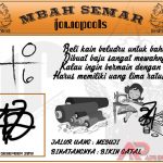 Syair HK Mbah Semar 28 Desember 2019