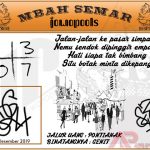 Syair HK Mbah Semar 16 Desember 2019