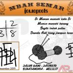 Syair HK Mbah Semar 22 Desember 2019