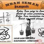 Syair HK Mbah Semar 26 Desember 2019