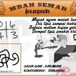 Syair HK Mbah Semar 10 Desember 2019