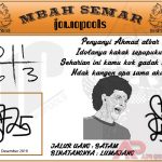 Syair HK Mbah Semar 12 Desember 2019