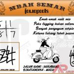 Syair HK Mbah Semar 31 Januari 2020