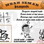 Syair HK Mbah Semar 16 Januari 2020