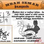 Syair HK Mbah Semar 18 Januari 2020