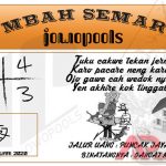 Syair HK Mbah Semar 02 Februari 2020
