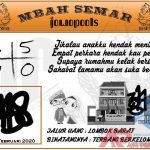 Syair HK Mbah Semar 21 Februari 2020