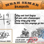 Syair HK Mbah Semar 29 Februari 2020