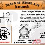 Syair HK Mbah Semar 10 Februari 2020