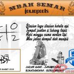 Syair HK Mbah Semar 23 Maret 2020
