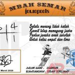 Syair HK Mbah Semar 28 Maret 2020