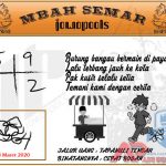 Syair HK Mbah Semar 14 Maret 2020