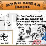 Syair HK Mbah Semar 14 April 2020