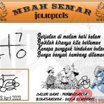 Syair HK Mbah Semar 26 April 2020
