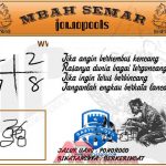 Syair HK Mbah Semar 13 April 2020
