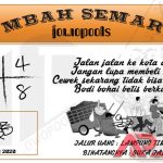 Syair HK Mbah Semar 02 Mei 2020