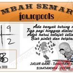 Syair HK Mbah Semar 24 Mei 2020