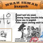 Syair HK Mbah Semar 31 Mei 2020