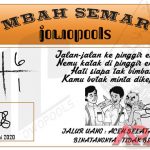 Syair HK Mbah Semar 01 Juni 2020