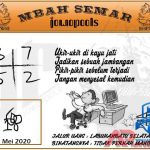 Syair HK Mbah Semar 11 Mei 2020