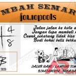 Syair HK Mbah Semar 02 Juni 2020