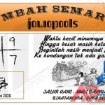 Syair HK Mbah Semar 07 Juni 2020
