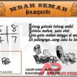 Syair HK Mbah Semar 29 Juli 2020