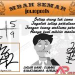 Syair HK Mbah Semar 17 Agustus 2020