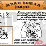 Syair HK Mbah Semar 22 Agustus 2020