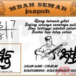 Syair HK Mbah Semar 31 Agustus 2020