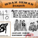 Syair HK Mbah Semar 07 September 2020