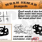 Syair HK Mbah Semar 27 Oktober 2020