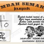 Syair HK Mbah Semar 31 Oktober 2020