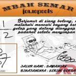 Syair HK Mbah Semar 19 Oktober 2020