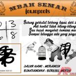 Syair HK Mbah Semar 20 Oktober 2020