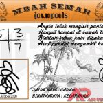 Syair HK Mbah Semar 22 Oktober 2020