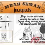 Syair HK Mbah Semar 04 Oktober 2020