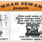 Syair HK Mbah Semar 11 Desember 2020