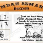Syair HK Mbah Semar 18 November 2020