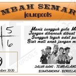 Syair HK Mbah Semar 25 November 2020