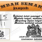 Syair HK Mbah Semar 26 November 2020
