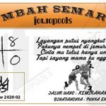 Syair HK Mbah Semar 02 Desember 2020