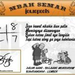 Syair HK Mbah Semar 06 Desember 2020