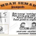 Syair HK Mbah Semar 13 November 2020