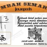 Syair HK Mbah Semar 16 Desember 2020